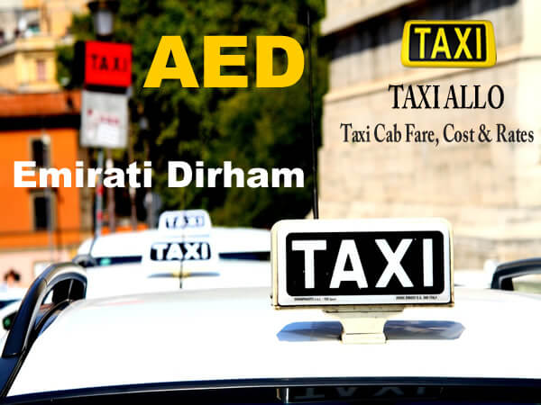 Taxi cab price in Abu Dhabi, United Arab Emirates