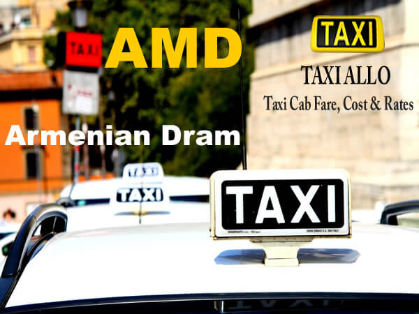 Taxi cab price in Geghark'unik', Armenia
