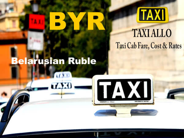 Taxi cab price in Minskaya Voblasts', Belarus