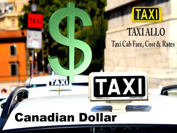Taxi cab price in Manitoba, Canada