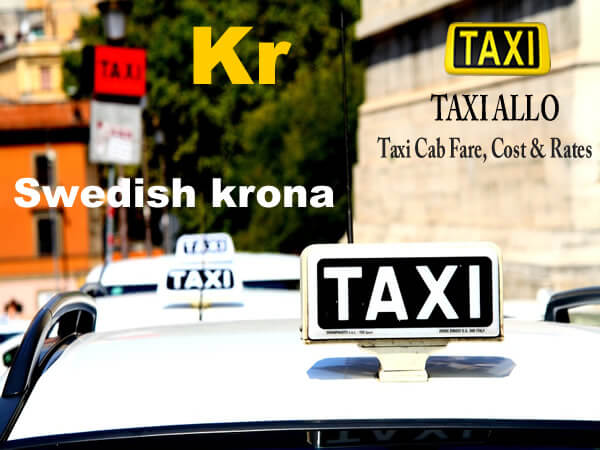Taxi cab price in Kalmar Lan, Sweden