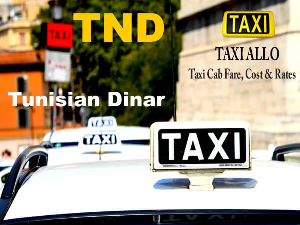 Taxi cab price in Zaghwan, Tunisia
