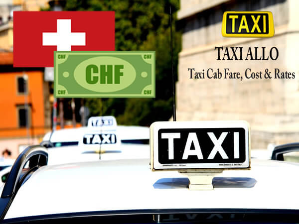 Taxi cab price in Bern, Switzerland